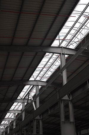 Lichtkuppel und RWA-Anlagen von HHM Industriebau